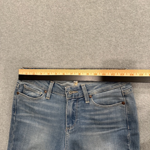 PAIGE Women's Light Blue Skinny Jeans - Picture 6 of 8
